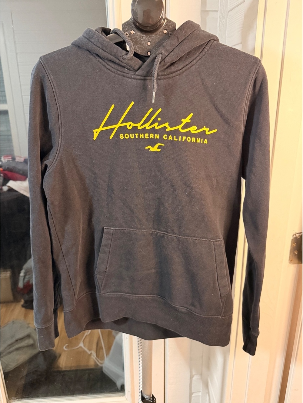 Hollister Southern California Charcoal Pullover Hoodie